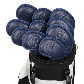 Blue Red Hexagon Iron Cover 10pcs(4-9,P,A,S,L)